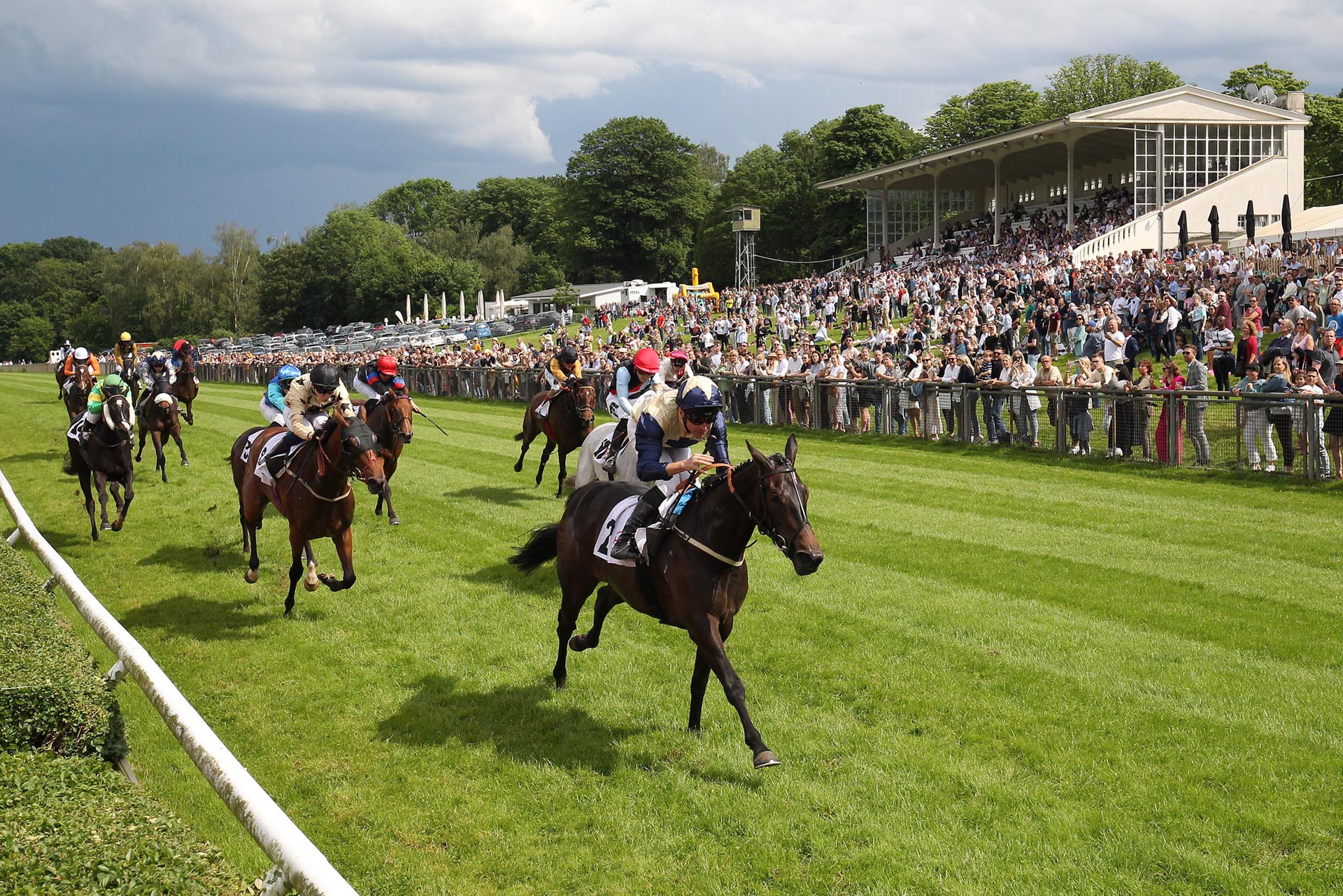 Darnation siegt unter Adrie de Vries in den WEMPE 104. German 1.000 Guineas Gr.2, , Englische Favoritin Darnation gewinnt